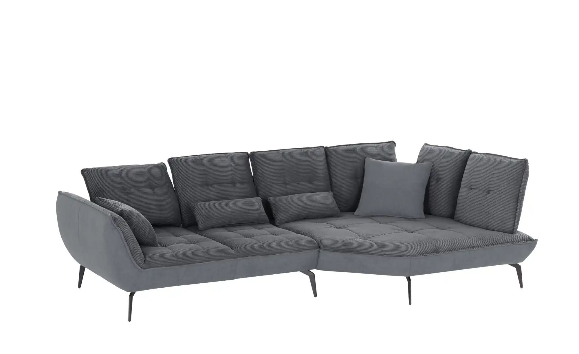 Thumbnail - vito Ecksofa mit Sitztiefenverstellung Ticona ¦ grau ¦ Maße (cm): B: 336 H: 93 T: 185.0 Polstermöbel > Sofas > Ecksofas ...