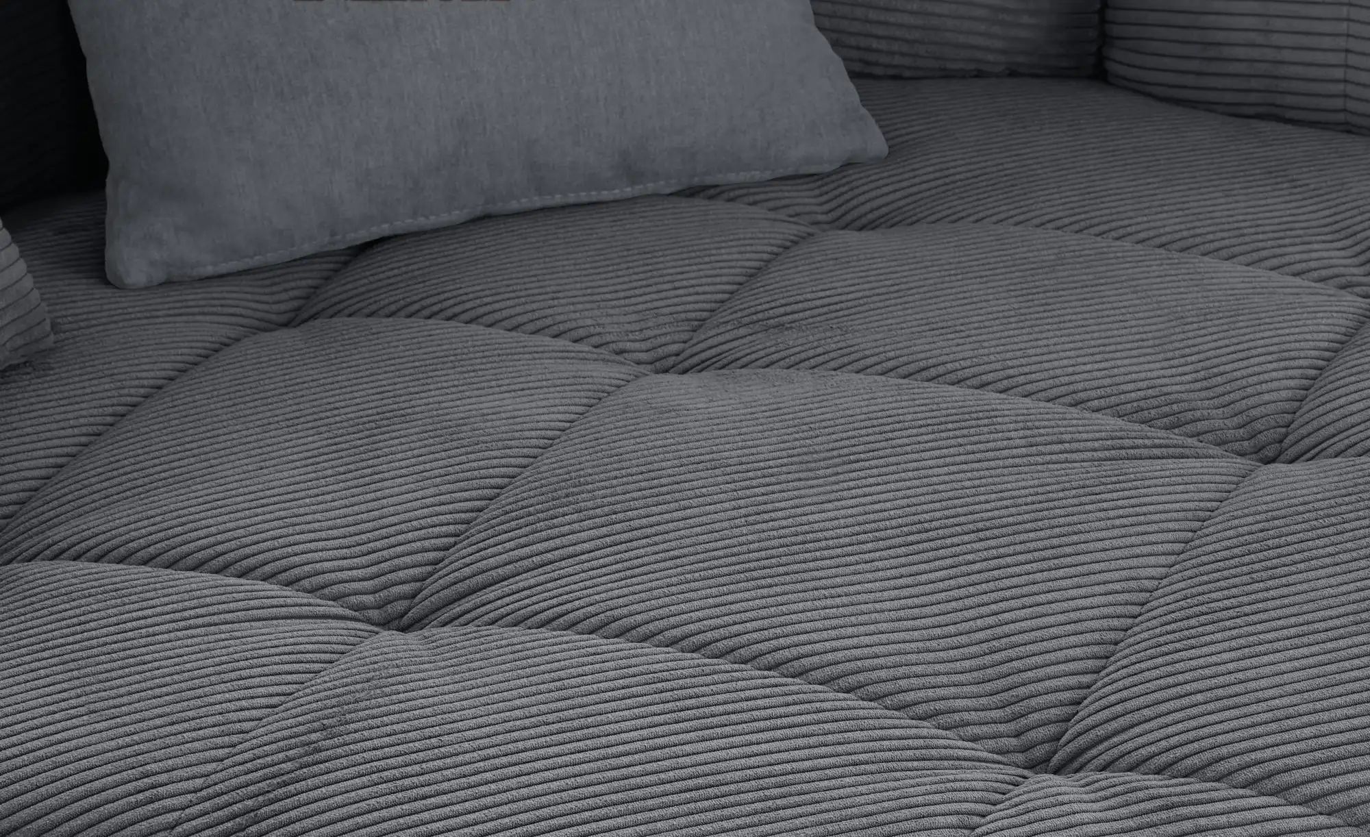 Thumbnail - vito Ecksofa mit Sitztiefenverstellung Ticona ¦ grau ¦ Maße (cm): B: 336 H: 93 T: 185.0 Polstermöbel > Sofas > Ecksofas ...