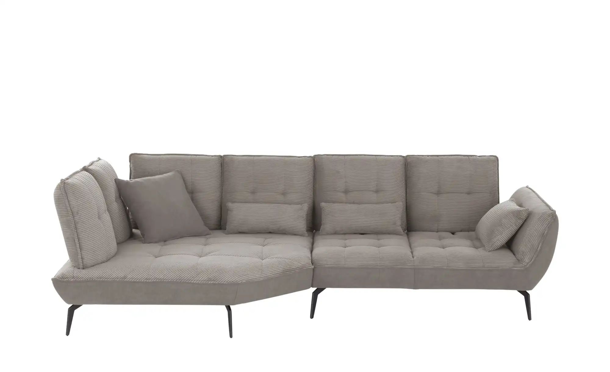 vito Ecksofa mit Sitztiefenverstellung Ticona ¦ braun ¦ Maße (cm): B: 320 H günstig online kaufen
