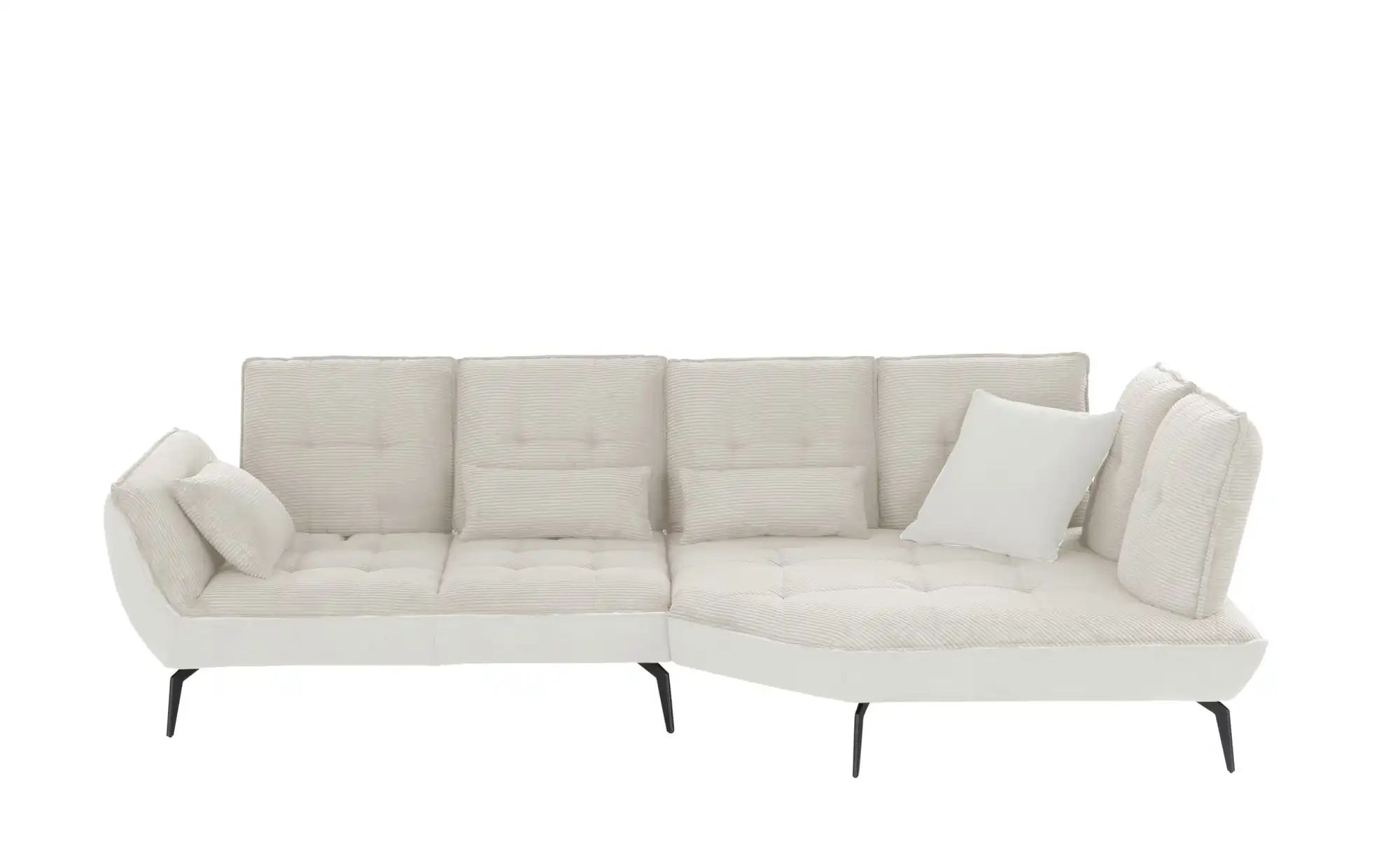 vito Ecksofa mit Sitztiefenverstellung Ticona ¦ creme ¦ Maße (cm): B: 320 H günstig online kaufen