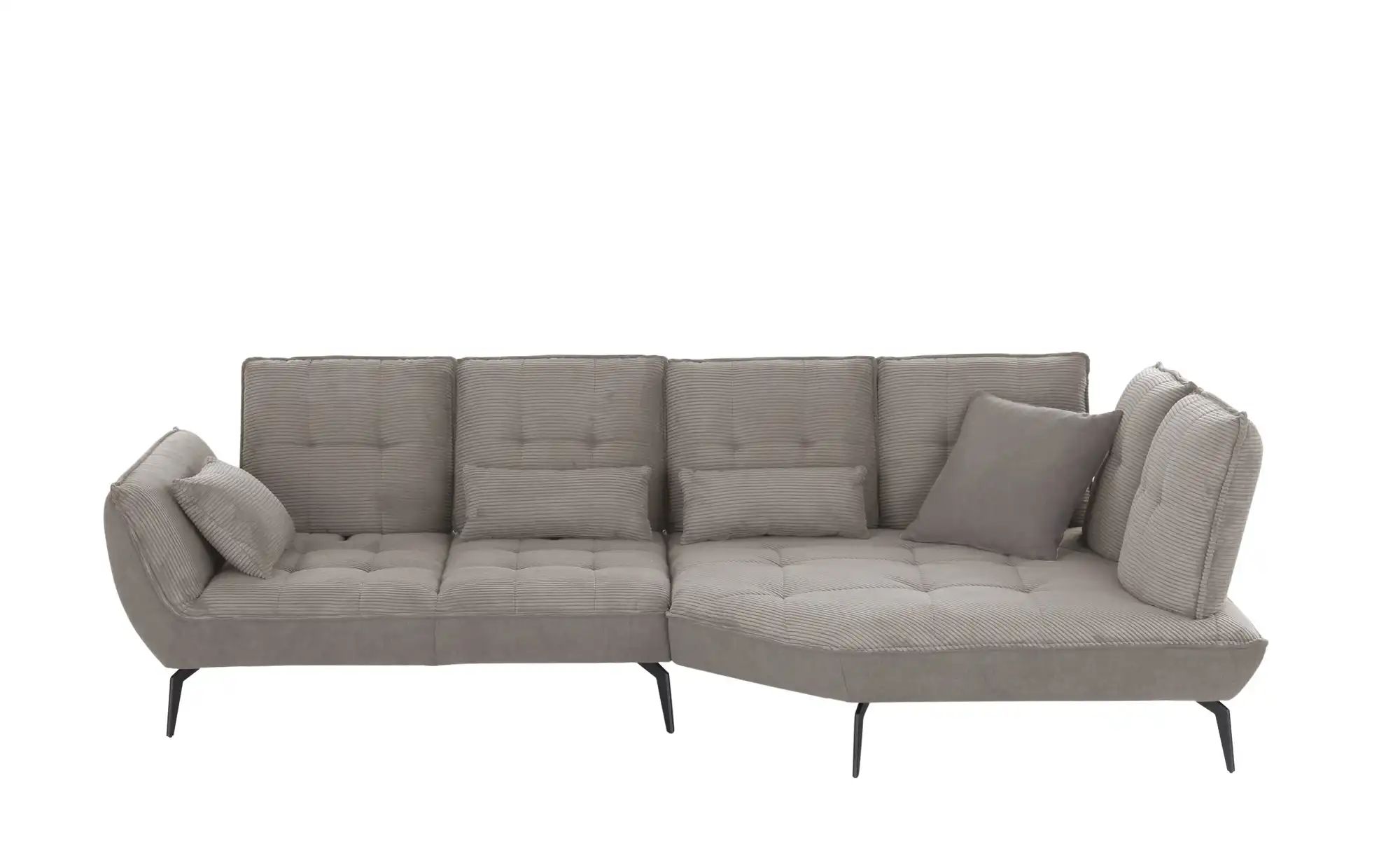 vito Ecksofa mit Sitztiefenverstellung Ticona ¦ braun ¦ Maße (cm): B: 320 H günstig online kaufen