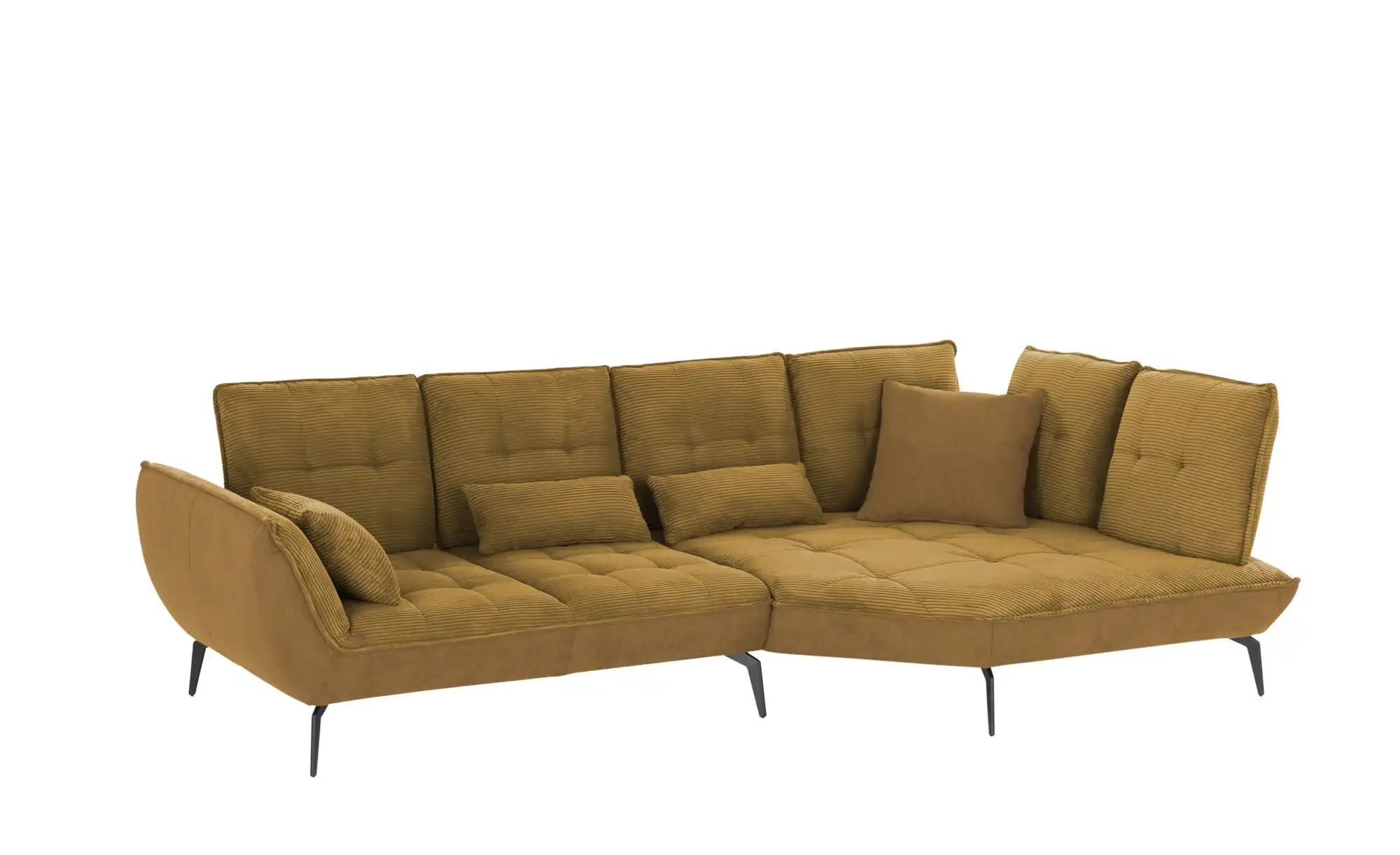 Thumbnail - vito Ecksofa mit Sitztiefenverstellung Ticona ¦ gelb ¦ Maße (cm): B: 320 H: 93 T: 169.0 Polstermöbel > Sofas > Ecksofas ...