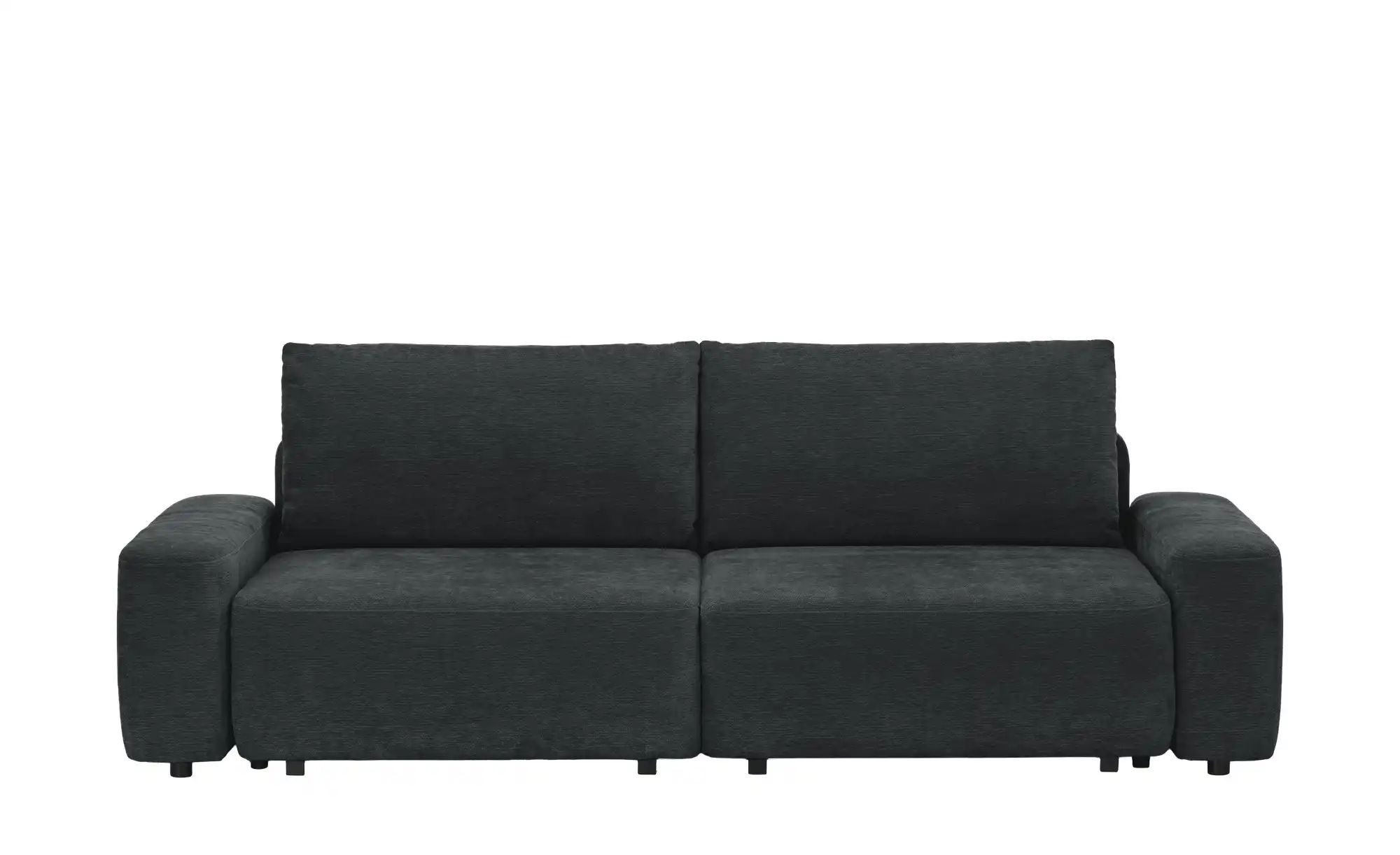 uno Schlafsofa mit Bettkasten Bouli ¦ schwarz ¦ Maße (cm): B: 257 H: 82 T: 105.0 Polstermöbel > Sofas > 3-Sitzer - Höffner