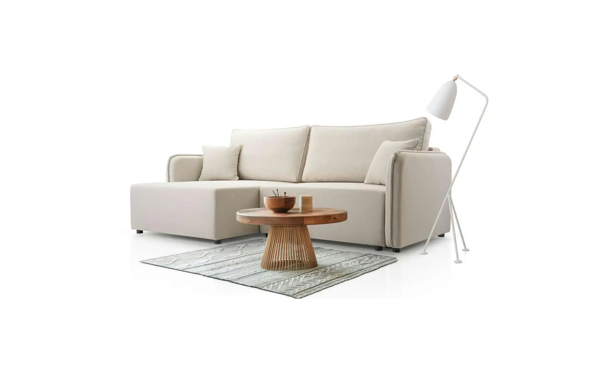 Thumbnail - Selsey Ecksofa mit Schlaffunktion Kasssian ¦ beige ¦ Maße (cm): B: 227 H: 93 Polstermöbel > Sofas > Ecksofas - Höffner