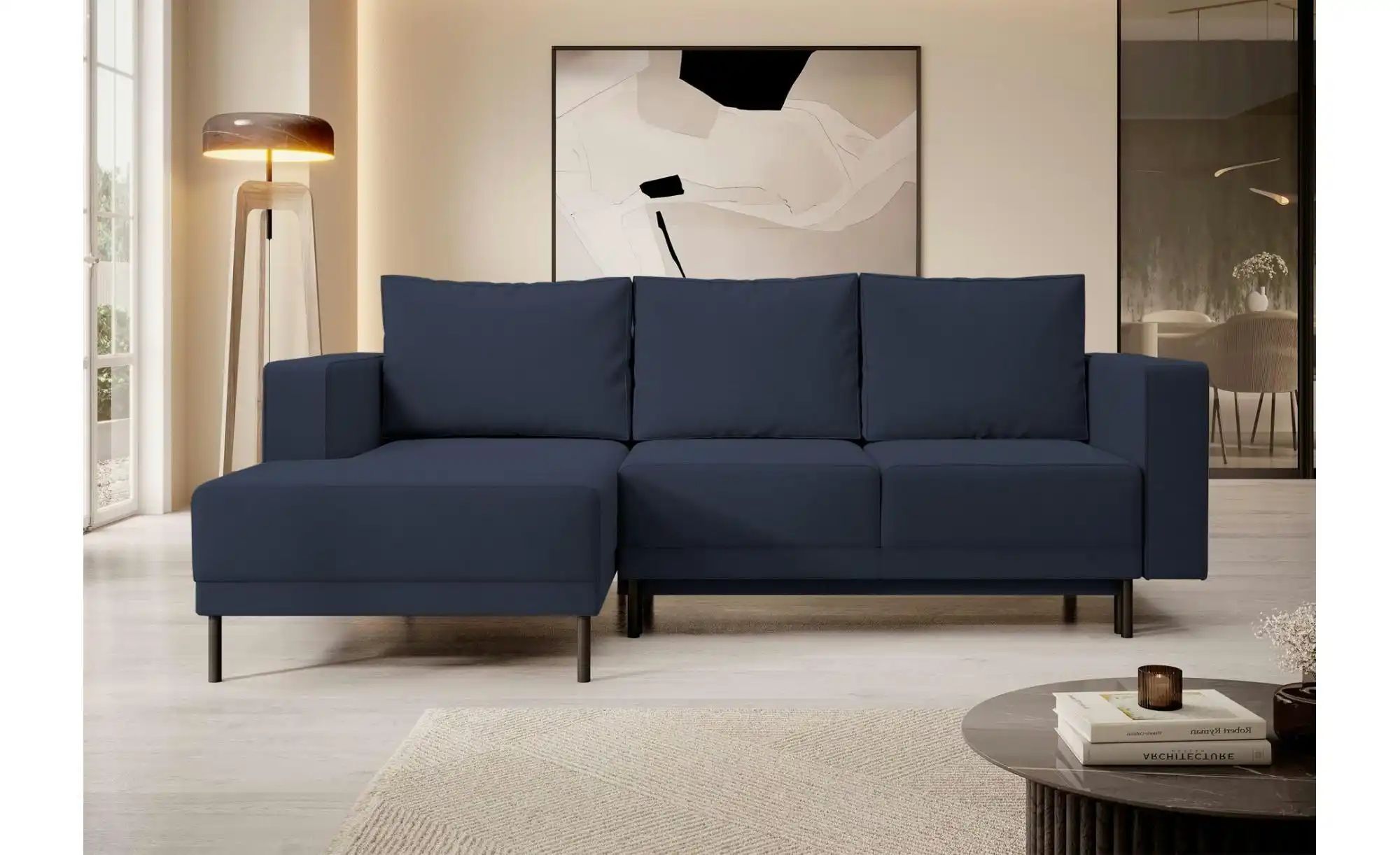 Thumbnail - Selsey Ecksofa mit Schlaffunktion Rodario Mini ¦ blau ¦ Maße (cm): B: 241 H: 90 Polstermöbel > Sofas > Ecksofas - Höffne...