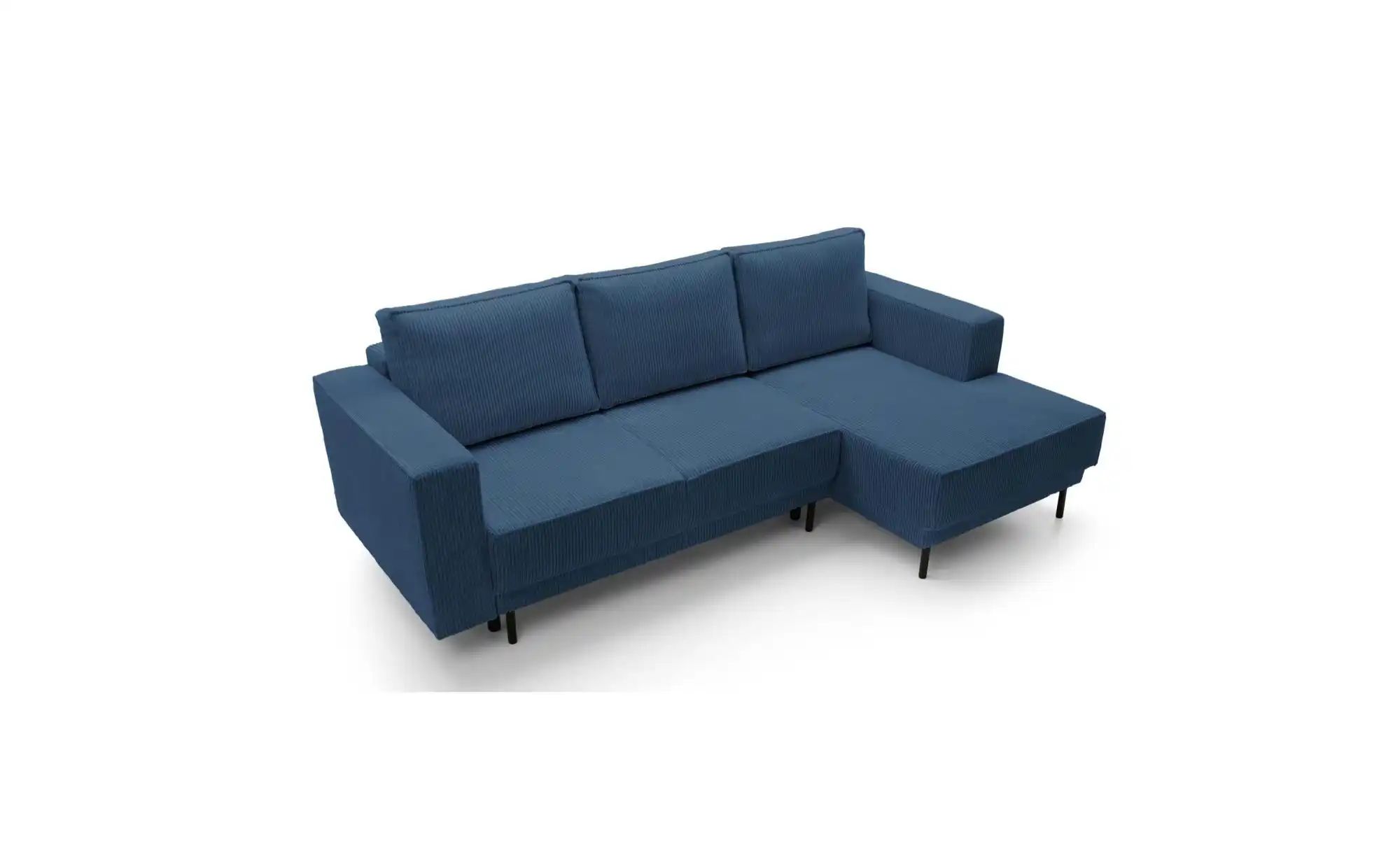 Selsey Ecksofa mit Schlaffunktion Rodario Mini ¦ blau ¦ Maße (cm): B: 241 H günstig online kaufen