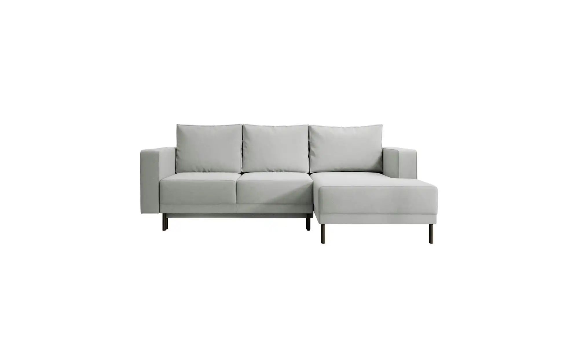 Selsey Ecksofa mit Schlaffunktion Rodario Mini  grau  Maße (cm): B: 241 H: 90 | 05902409906806