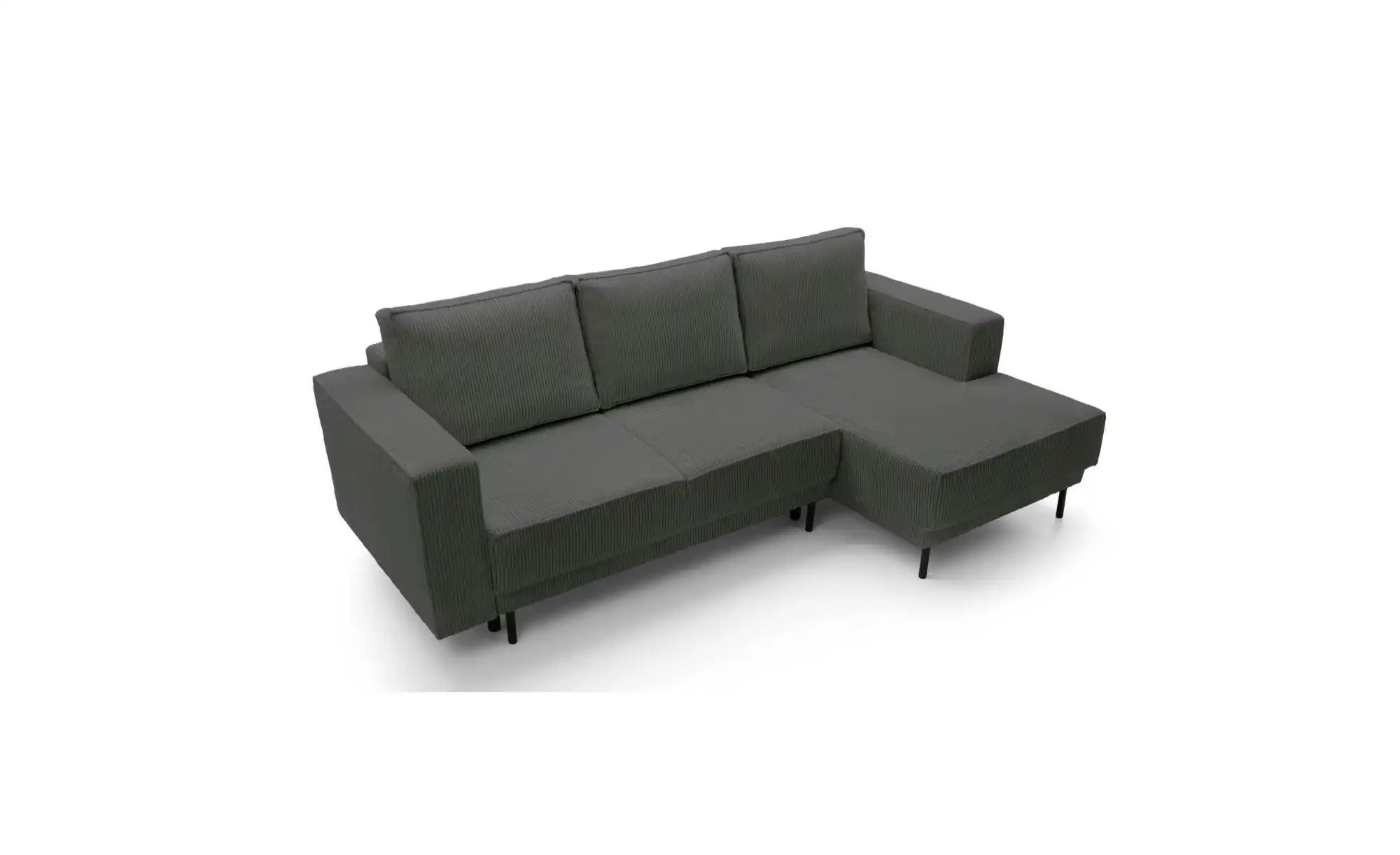 Selsey Ecksofa mit Schlaffunktion Rodario Mini ¦ grau ¦ Maße (cm): B: 241 H günstig online kaufen