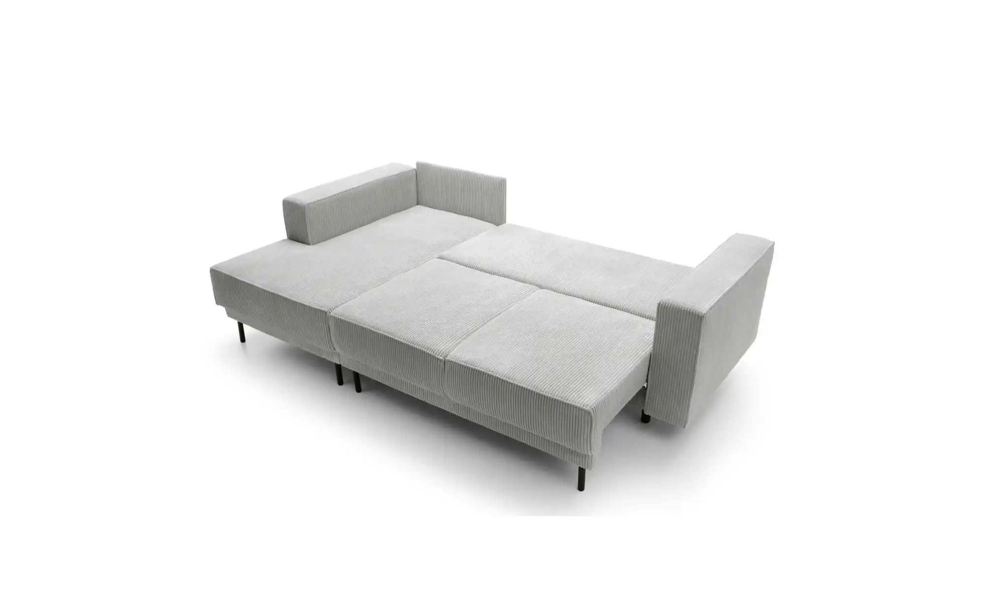 Selsey Ecksofa mit Schlaffunktion Rodario Mini ¦ grau ¦ Maße (cm): B: 241 H günstig online kaufen