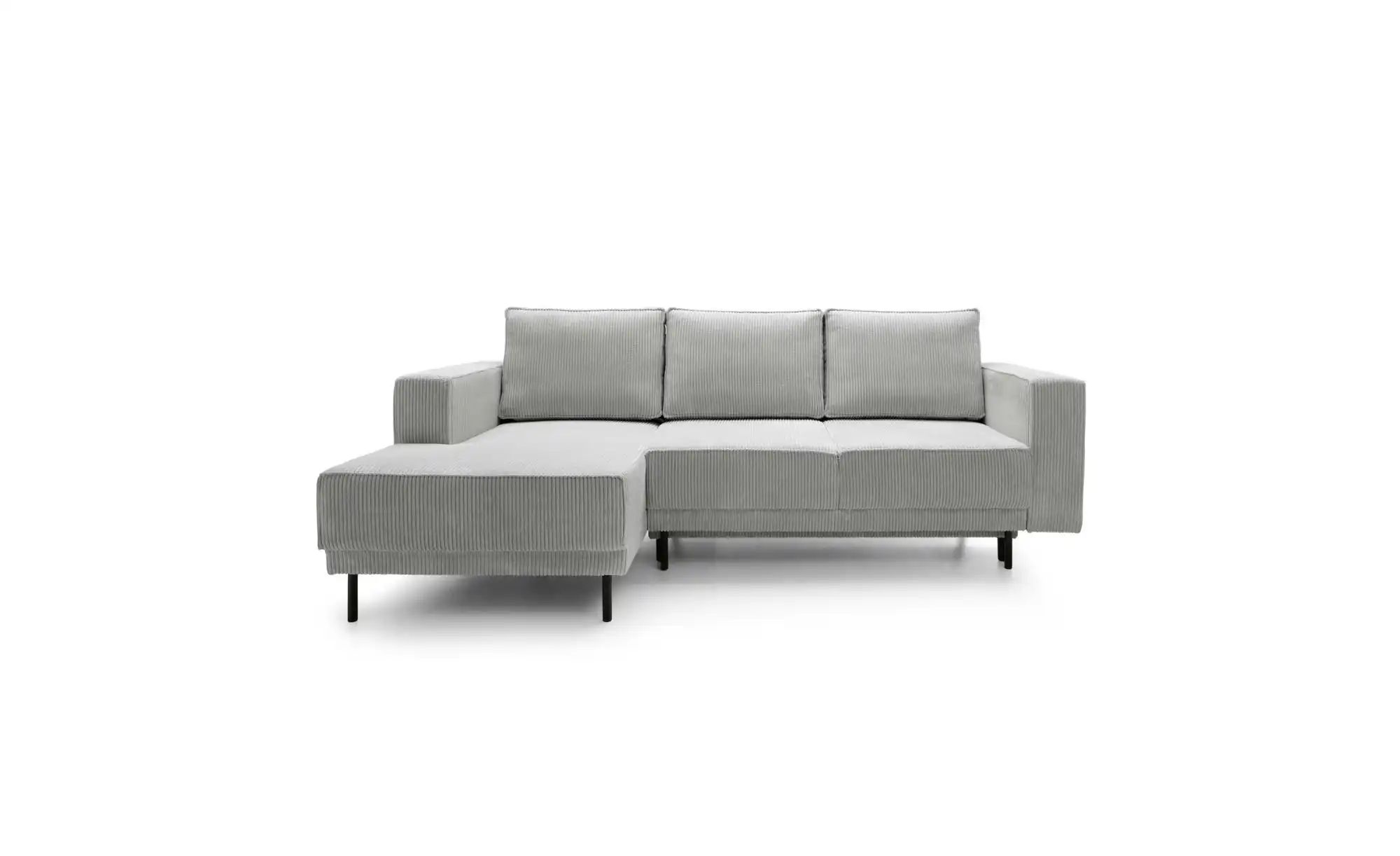 Selsey Ecksofa mit Schlaffunktion Rodario Mini ¦ grau ¦ Maße (cm): B: 241 H günstig online kaufen