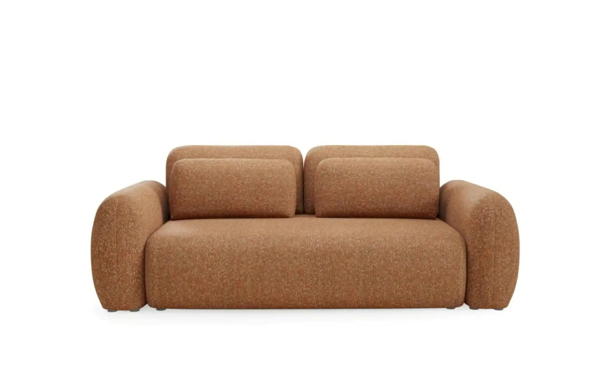 Schlafsofa mit Stauraum Falco ¦ kupfer ¦ Maße (cm): B: 266 H: 95 Polstermöbel > Sofas > Einzelsofas - Höffner