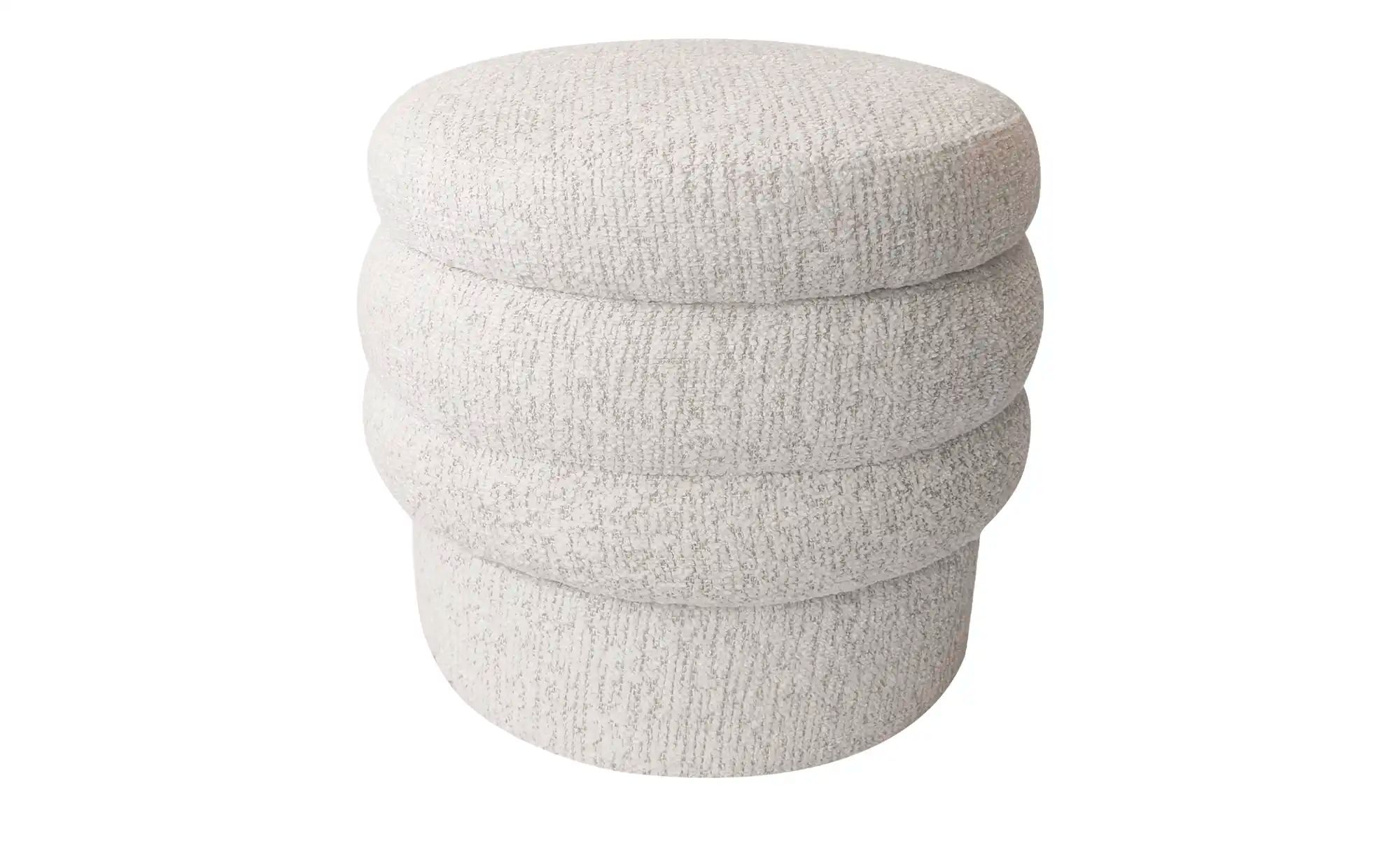 Höffner Selection Hocker mit Stauraum Leni ¦ beige ¦ Maße (cm): B: 50 H: 46 T: 50.0 Polstermöbel > Polsterzubehör - Höffner