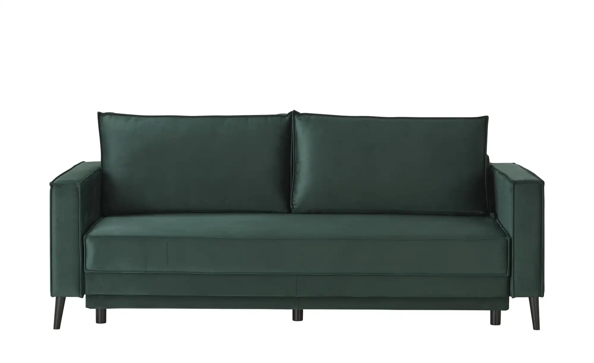 Schlafsofa Mila ¦ grün ¦ Maße (cm): B: 222 H: 100 T: 95.0 Polstermöbel > Sofas > 3-Sitzer - Höffner