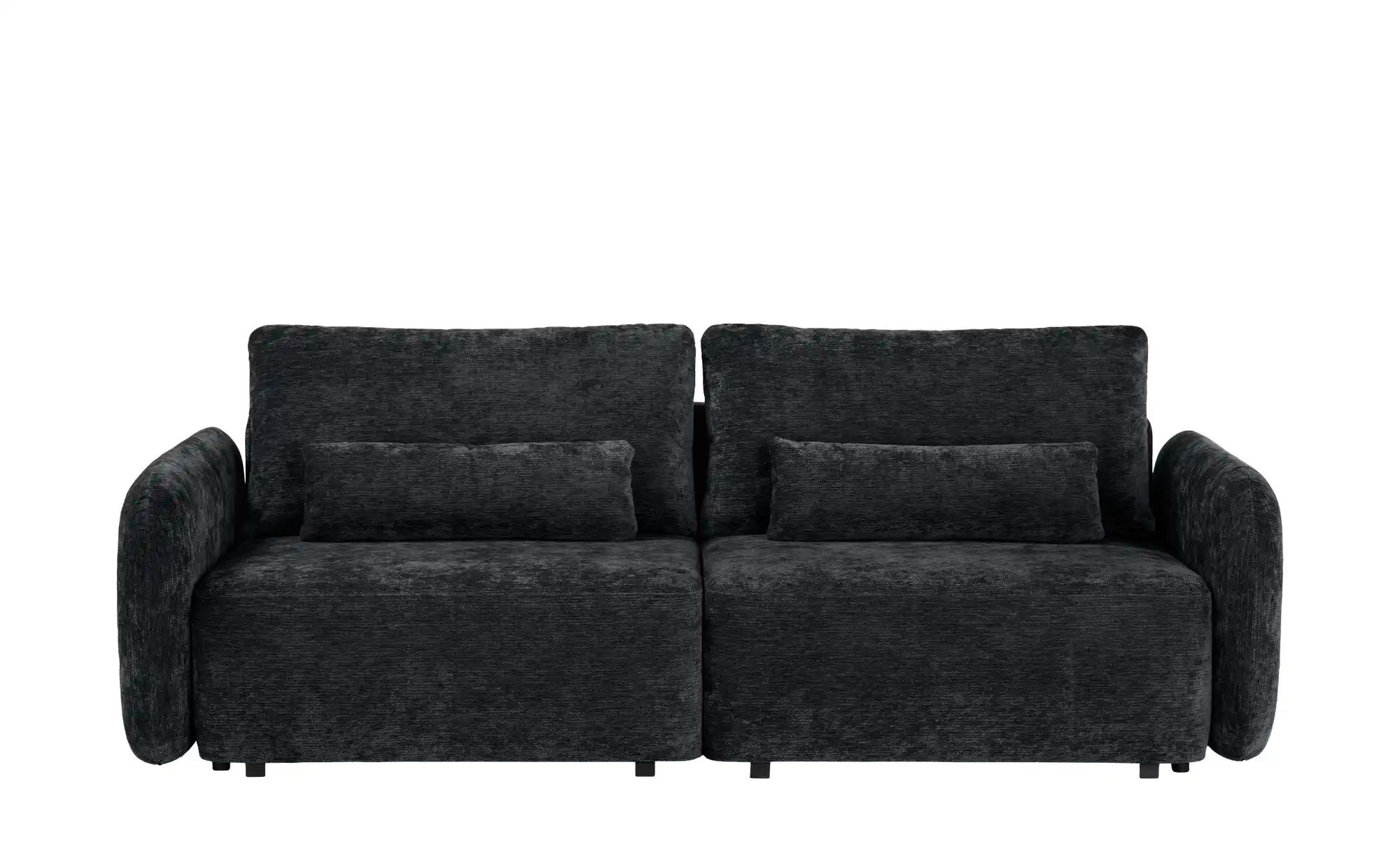 uno Schlafsofa mit Bettkasten Mossa ¦ schwarz ¦ Maße (cm): B: 238 H: 87 T: 103.0 Polstermöbel > Sofas > 2-Sitzer - Höffner