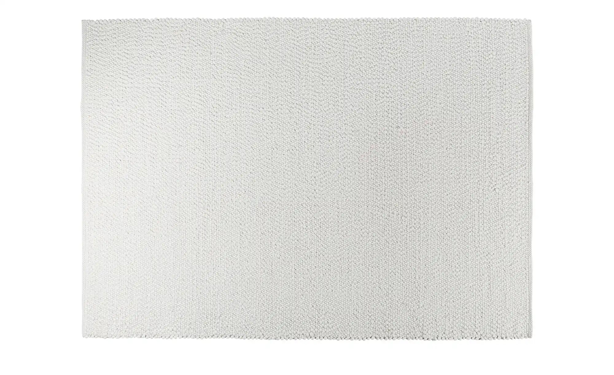 Handgewebter Naturteppich  Salsa Swing ¦ weiß ¦ Jute, Wolle, 55% Wolle, 45% Jute ¦ Maße (cm): B: 90 Teppiche > Wohnteppiche > Naturteppiche - Höffner