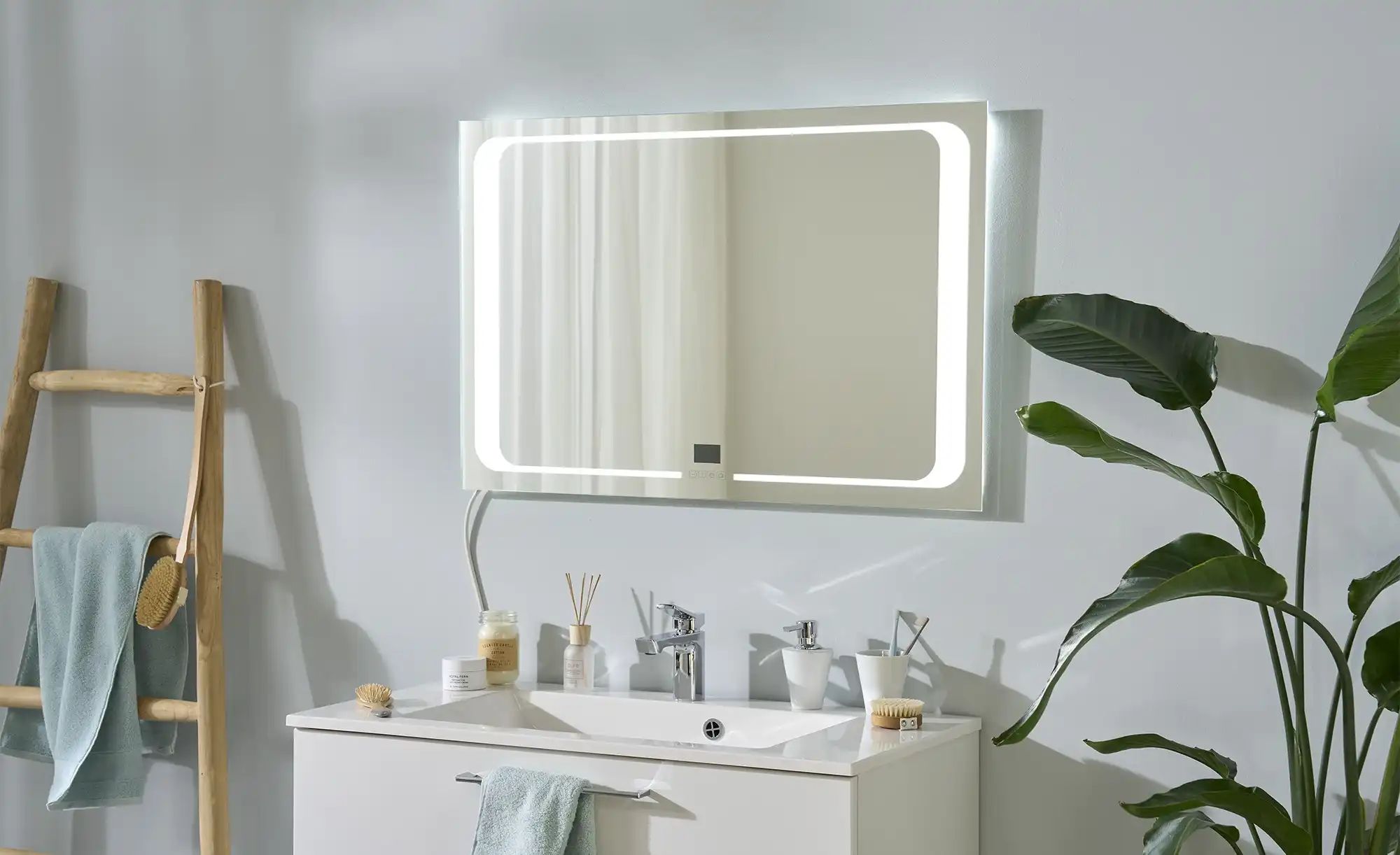 Thumbnail - Spiegel  Obersee ¦ Glas ¦ Maße (cm): B: 100 H: 65 T: 3.0 Badzubehör - Höffner