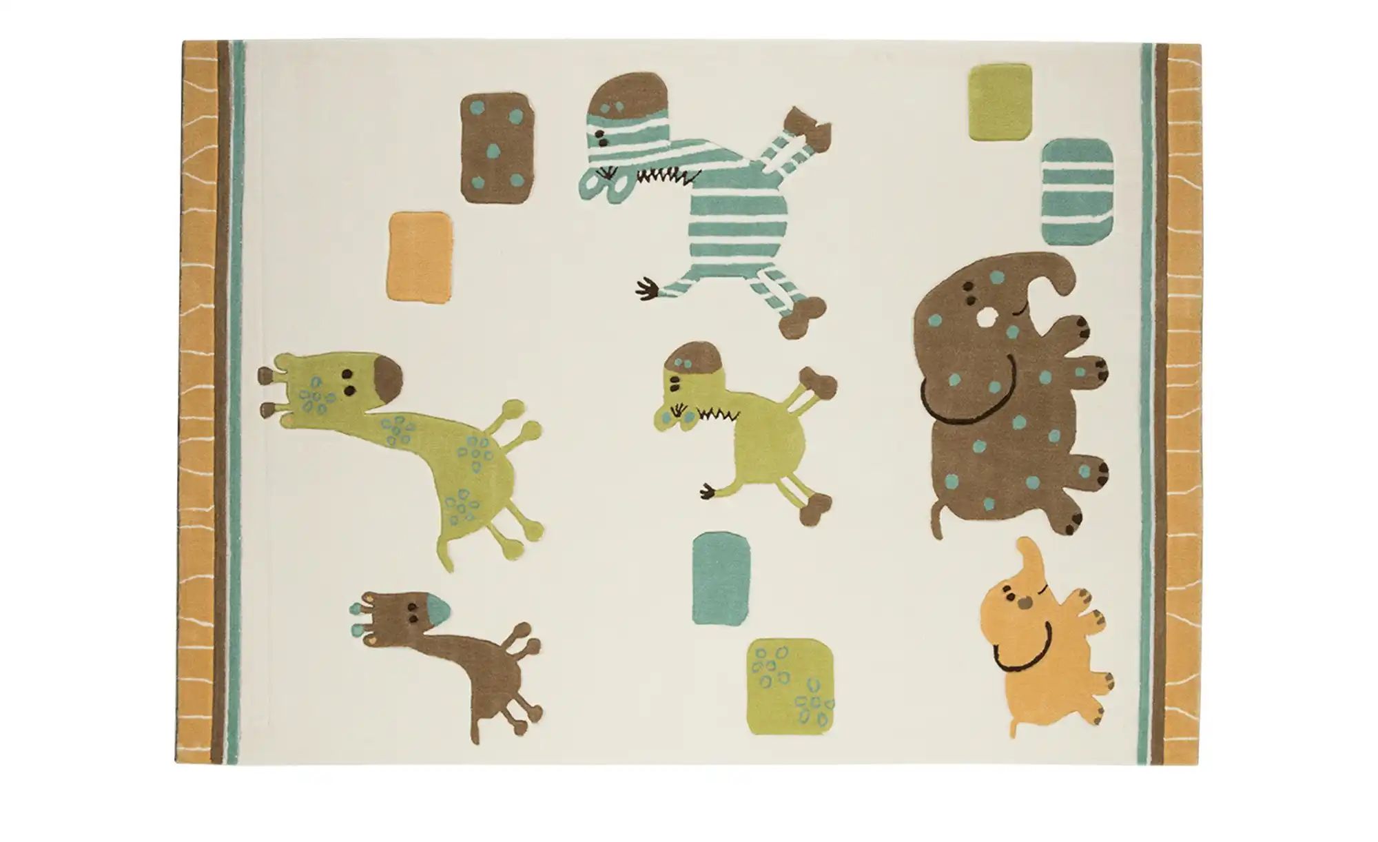 Esprit Handtuft-Teppich  Lucky Zoo ¦ beige ¦ 100 % Acryl, Synthethische Fasern ¦ Maße (cm): B: 70 Teppiche > Kinderteppiche - Höffner
