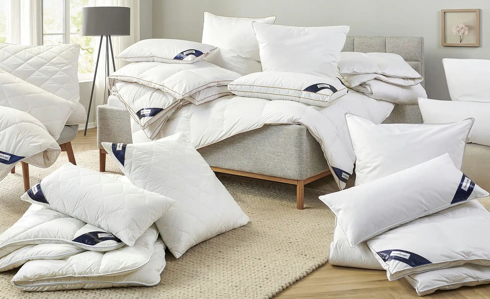 Thumbnail - Heidelberger Bettwaren Winterdecke  Island ¦ weiß ¦ Maße (cm): B: 135 Bettwaren > Bettdecken > Winter-Bettdecken - Höffn...