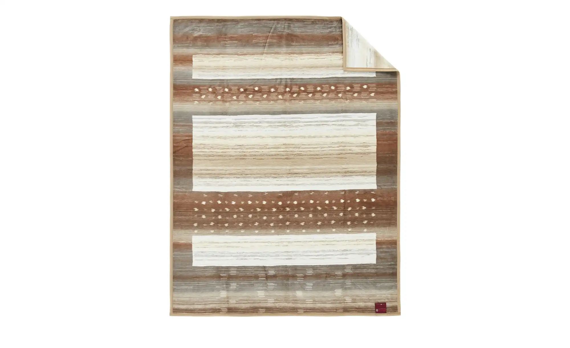 Thumbnail - IBENA Wohndecke Mallorca ¦ braun ¦ Maße (cm): B: 150 Dekokissen & Decken > Tagesdecken & Bettüberwürfe - Höffner