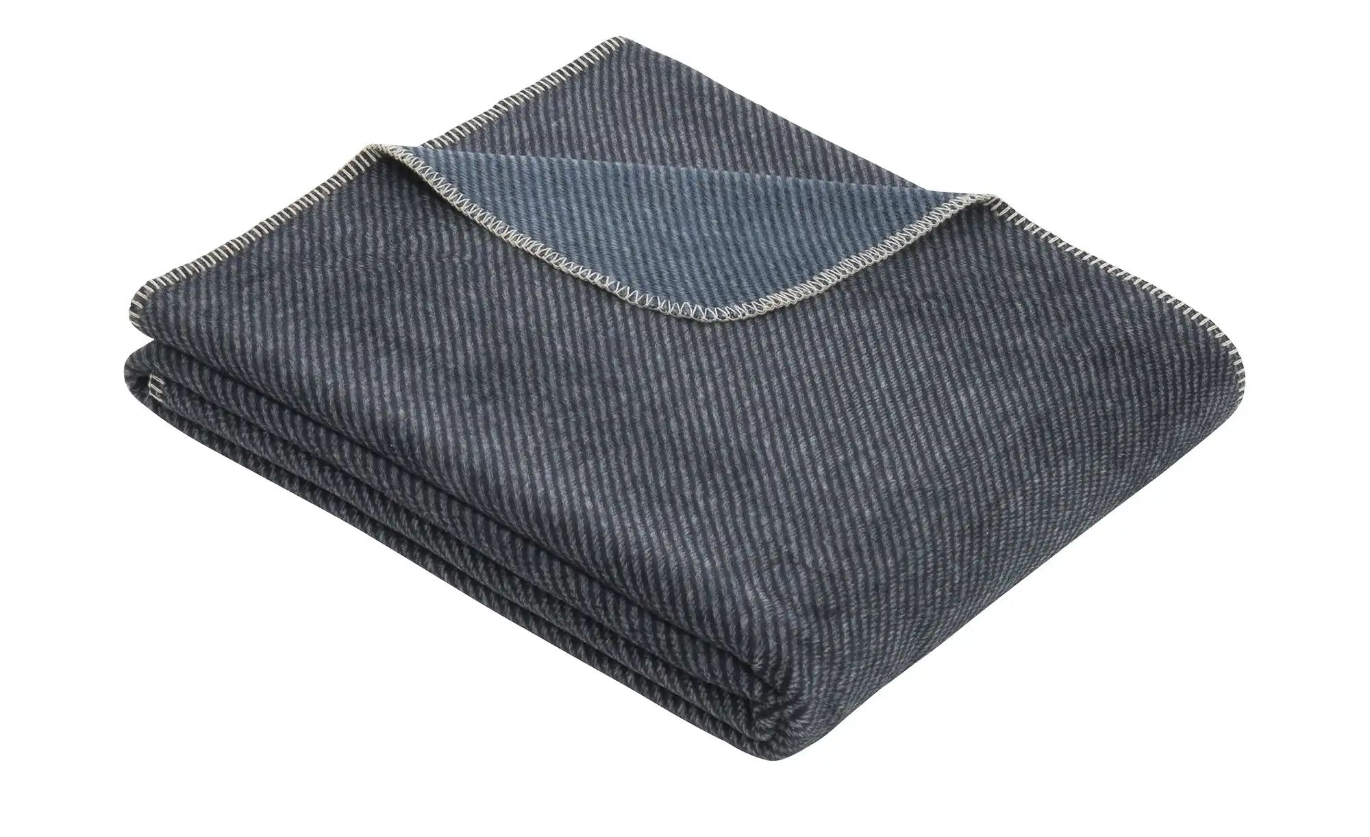 Wohndecke  Jacquard ¦ blau ¦ Baumwollmischgewebe ¦ Maße (cm): B: 150 Dekoki günstig online kaufen
