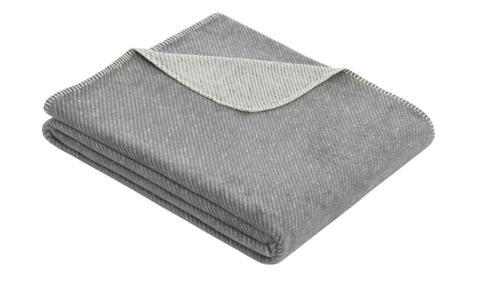 Wohndecke  Jacquard ¦ grau ¦ Baumwollmischgewebe ¦ Maße (cm): B: 150 Dekoki günstig online kaufen
