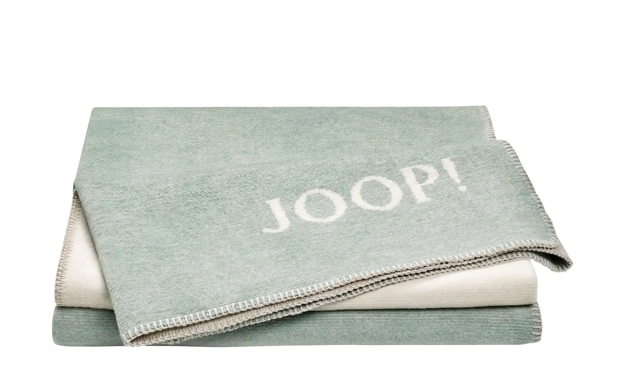 JOOP! Wohndecke  JOOP! Melange-Doubleface ¦ grün ¦ Maße (cm): B: 150 Dekoki günstig online kaufen