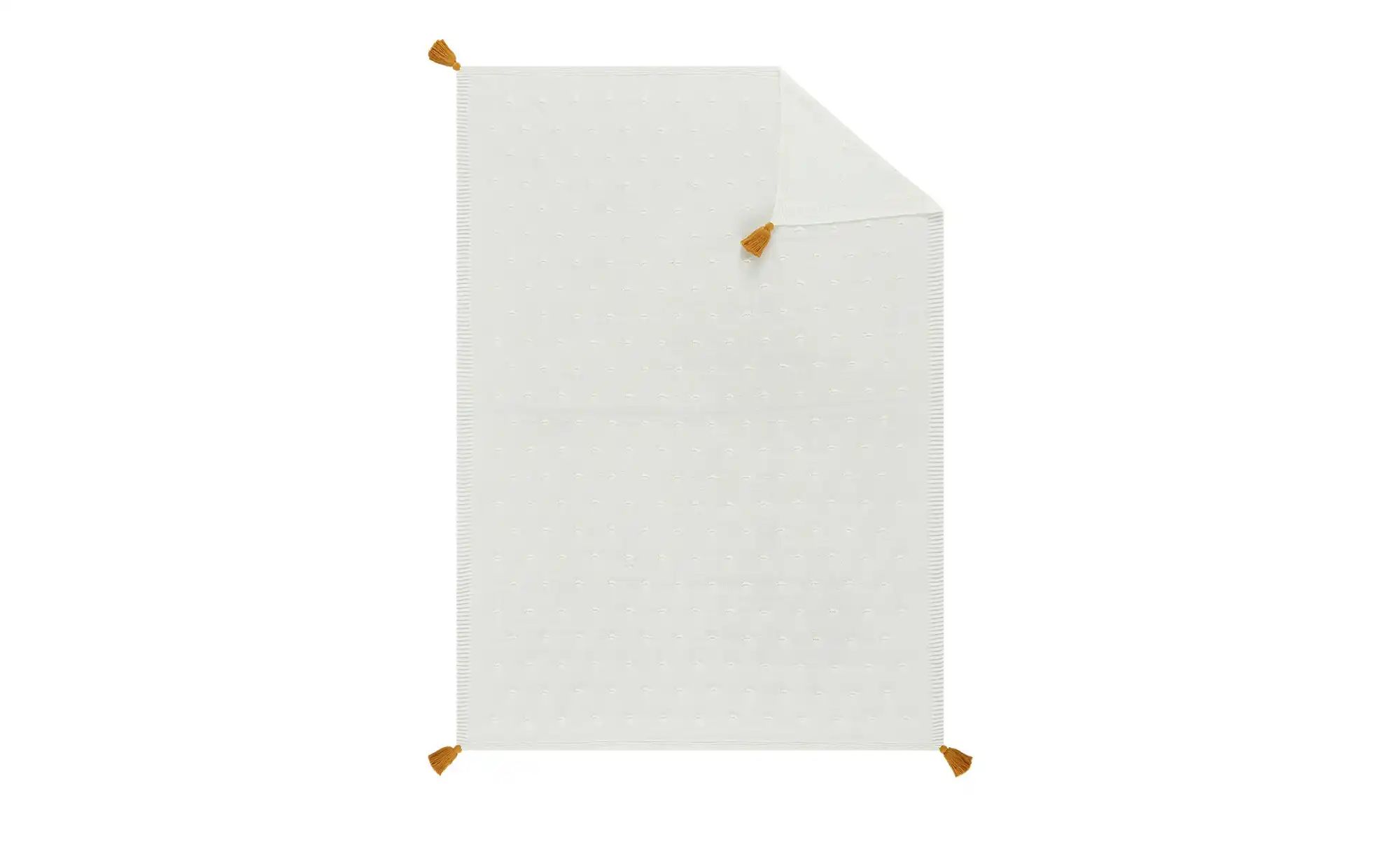 Tagesdecke  Tierra Fuego ¦ weiß ¦ 100% Baumwolle ¦ Maße (cm): B: 130 Dekoki günstig online kaufen