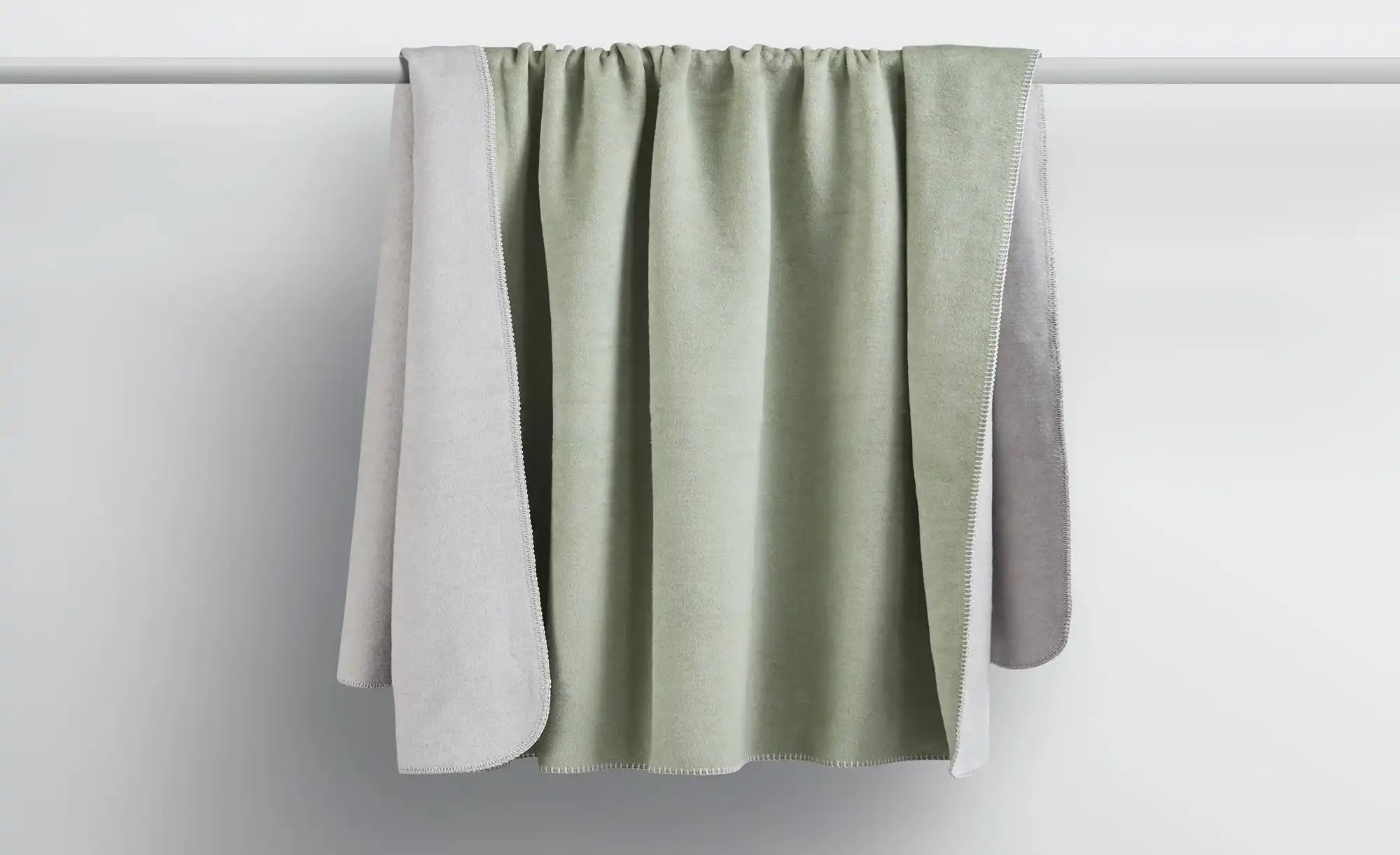 Biederlack Wendeplaid  Carla ¦ silber ¦ Baumwollmischgewebe ¦ Maße (cm): B: günstig online kaufen