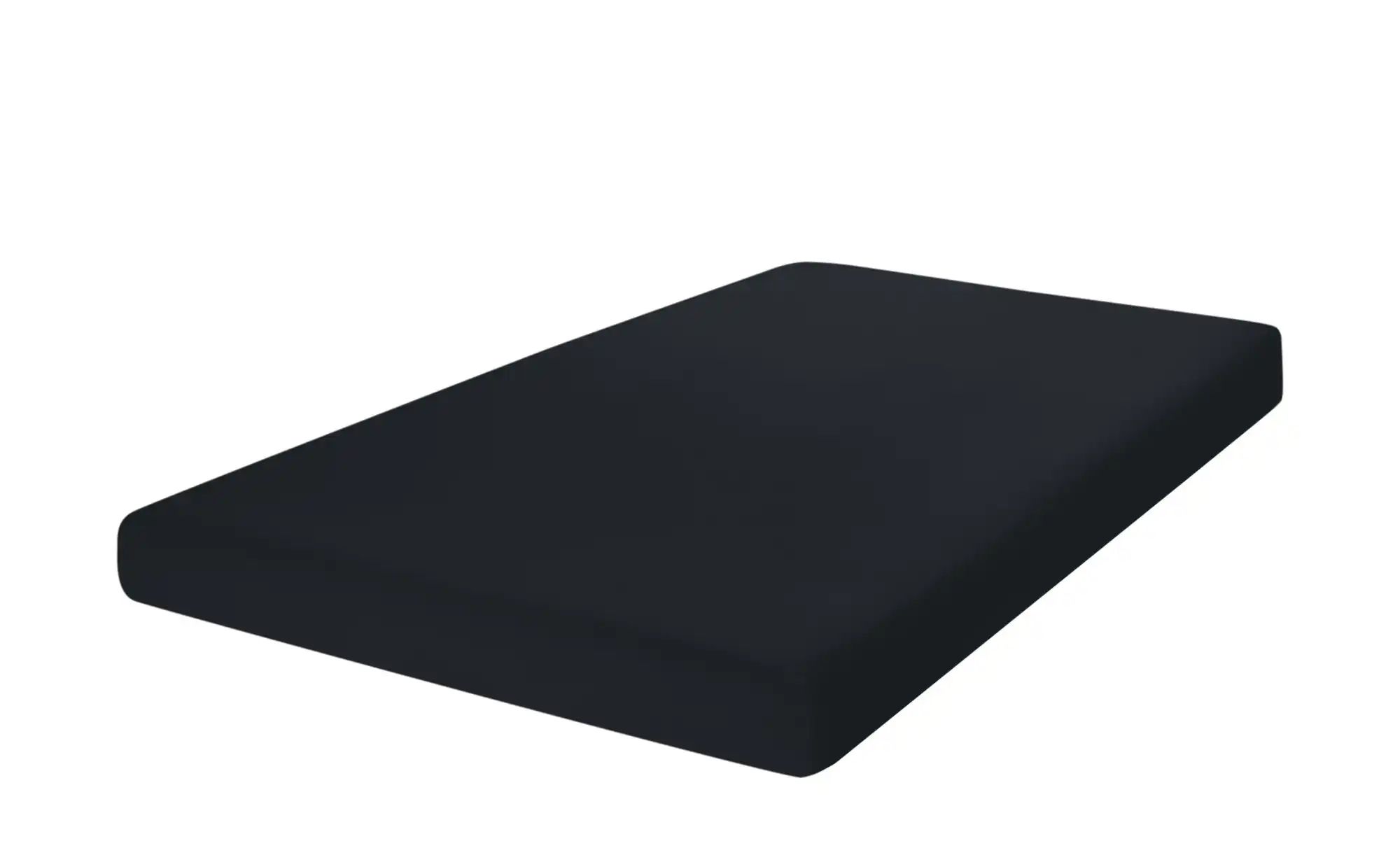 como Boxspring-Spannbettlaken  Uni Jersey 3700 ¦ schwarz ¦ Maße (cm): B: 90 günstig online kaufen